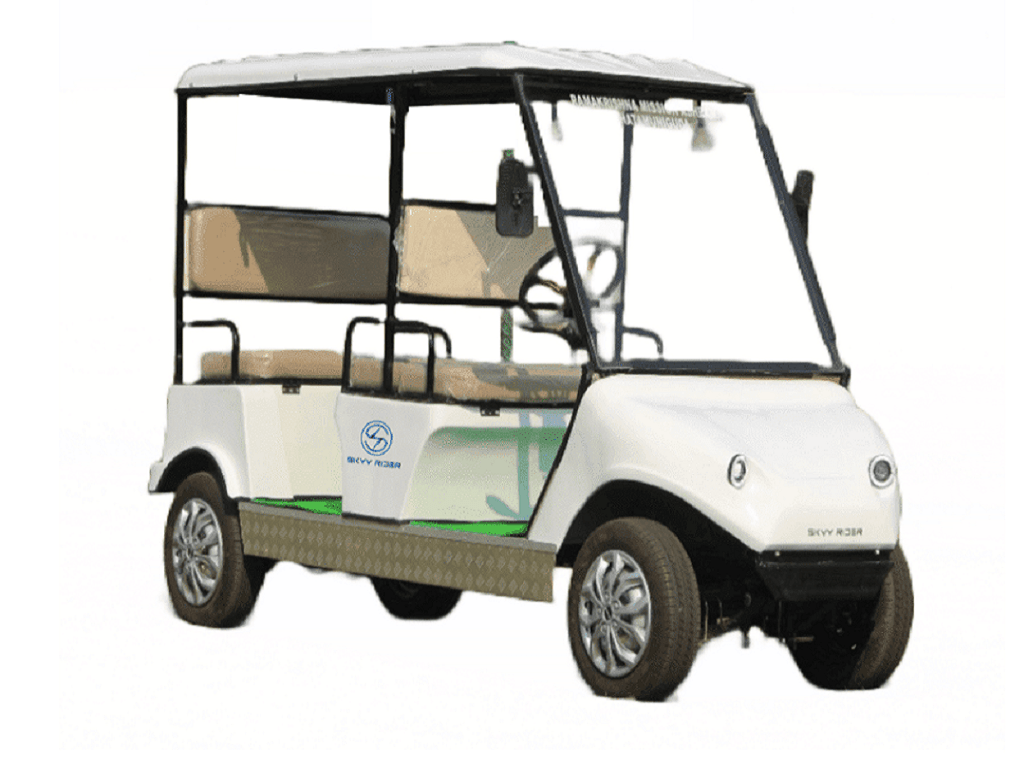 Ecco Buggy from a leading electric vehicle company in India, showcasing its sleek design and affordability.